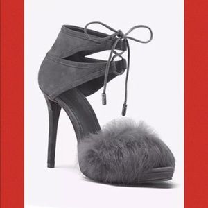 Michael kors  rabbit fur shoes  suede  size 9 New